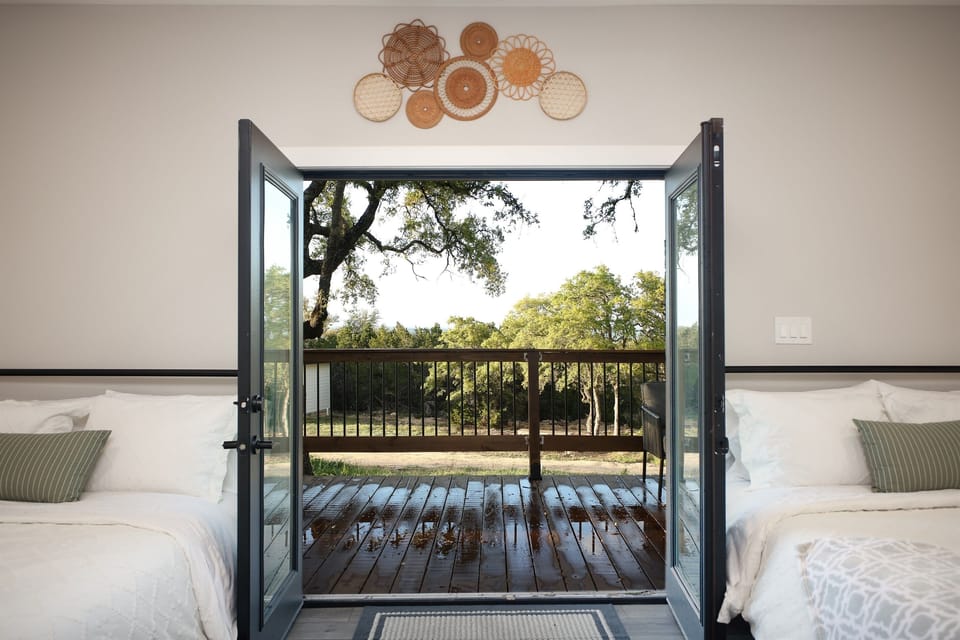 Walk out onto your own private deck