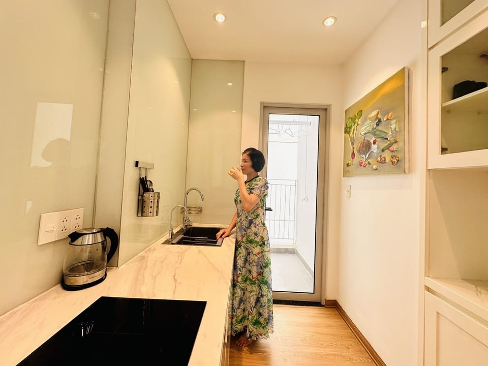 Inside the kitchen