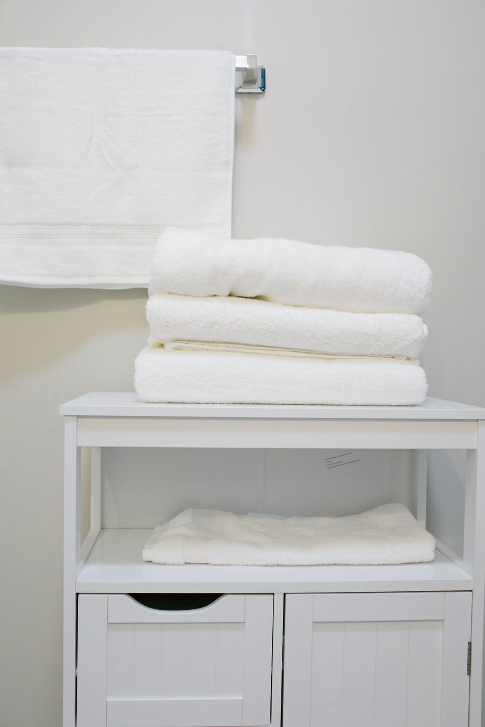 We deliver fresh towels for each stay