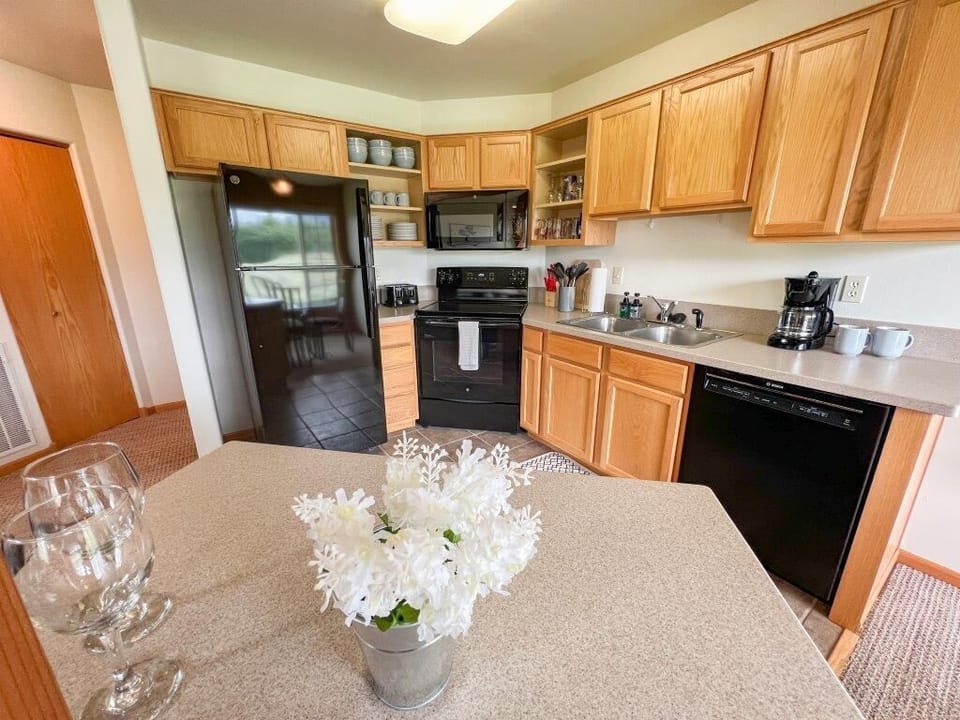 Kitchen island for socializing and enjoying home made meals