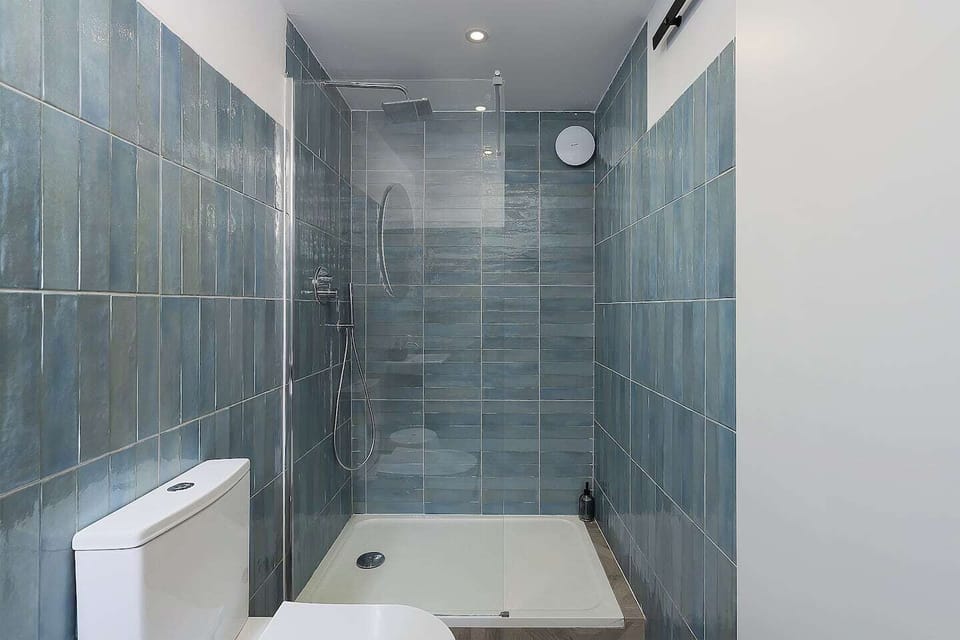 Walk in modern shower