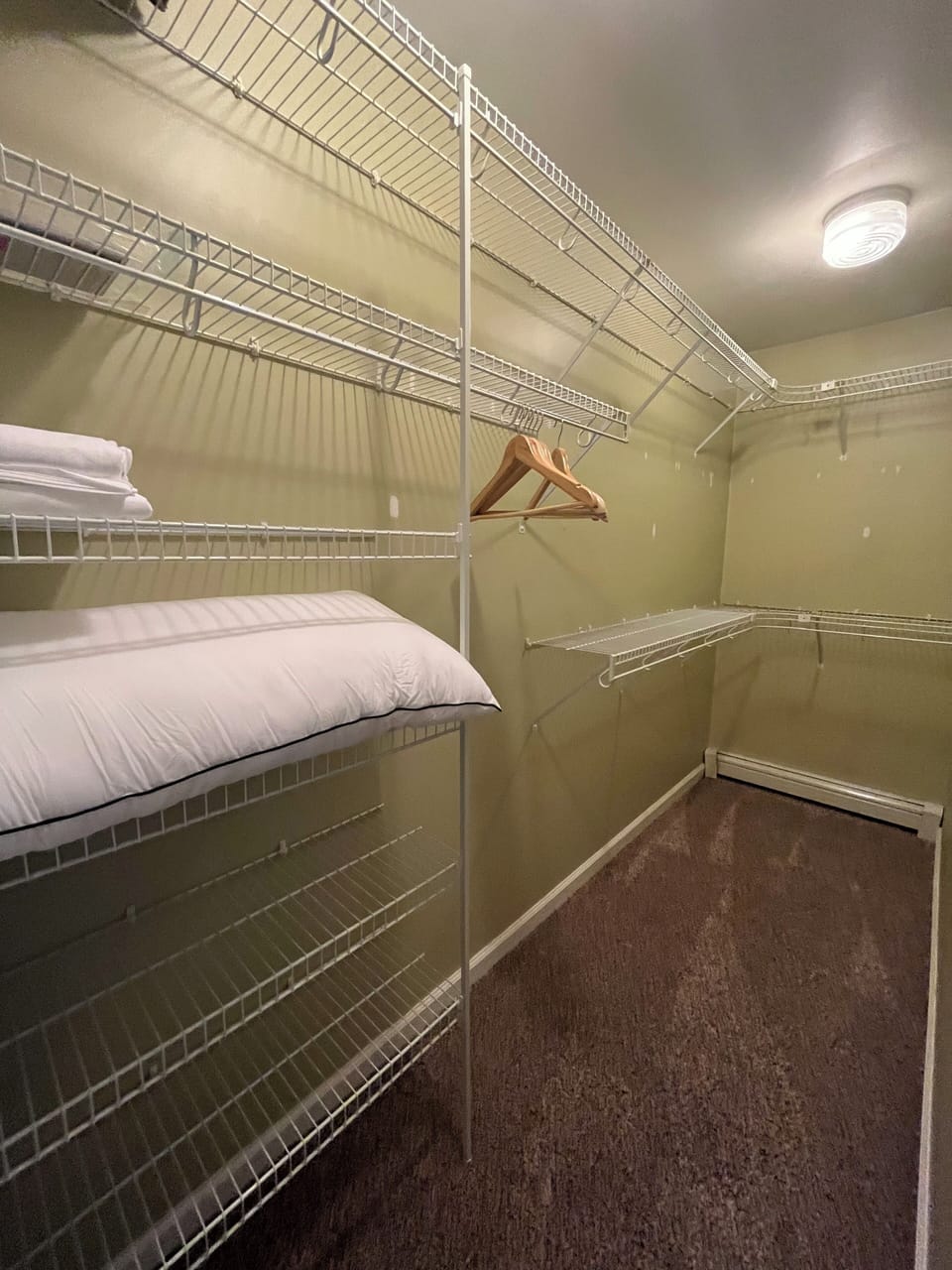 Full walk in closet. Master bedroom