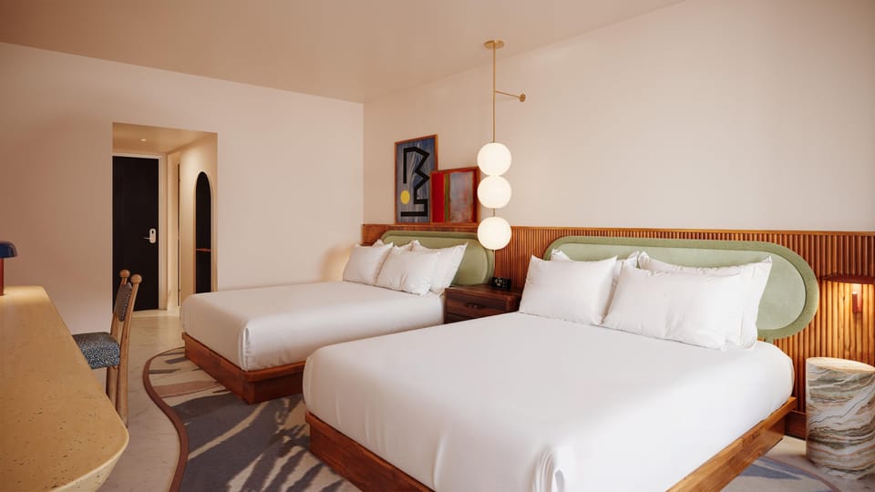 Bedroom. Interior and views may vary based on location and availability.