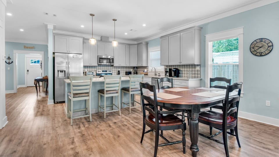 Boat and Beach Dining Table and Kitchen