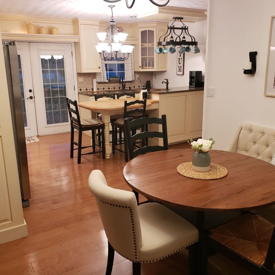 Kitchen and dining area