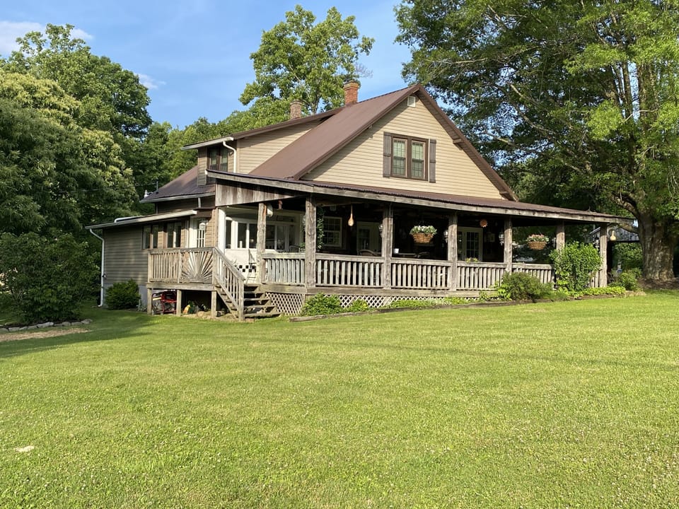 Side yard and porch