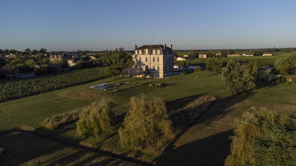 Château Leboscq from above