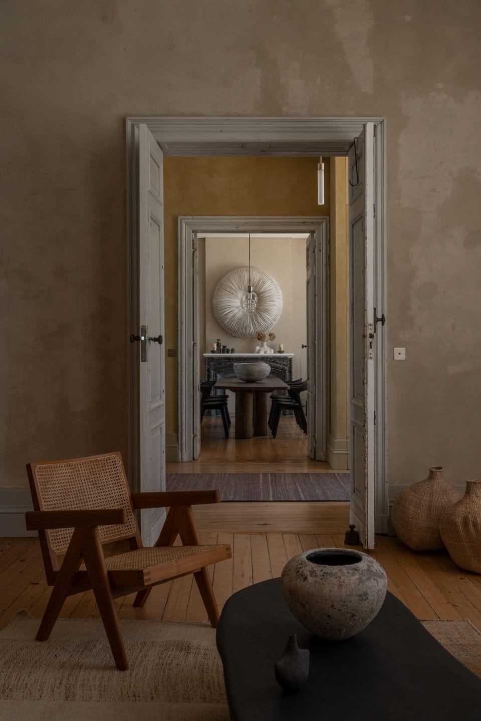 The dining room (view from the living room)