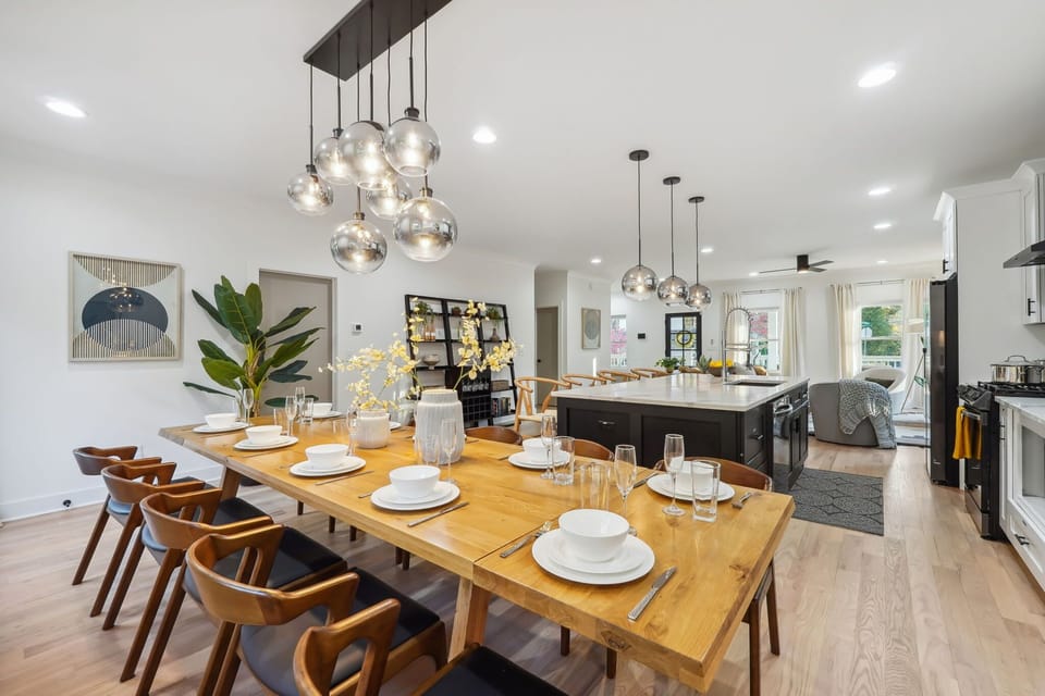 The heart of the home — big family dinners, birthday candles, and stories shared long after the plates are cleared. 