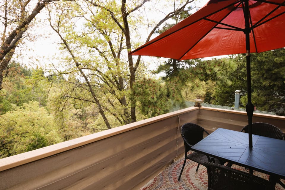 Outdoor Deck Seating Area