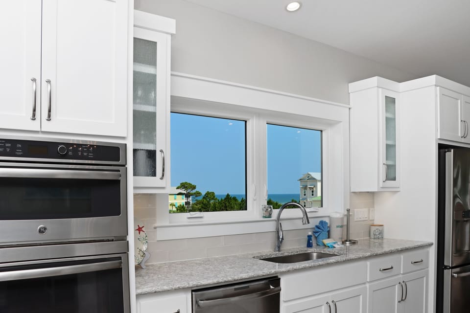 Beach View from Kitchen