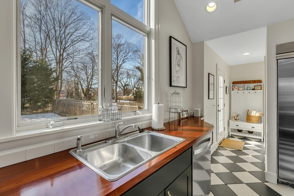 Kitchen featuring gorgeous natural light
