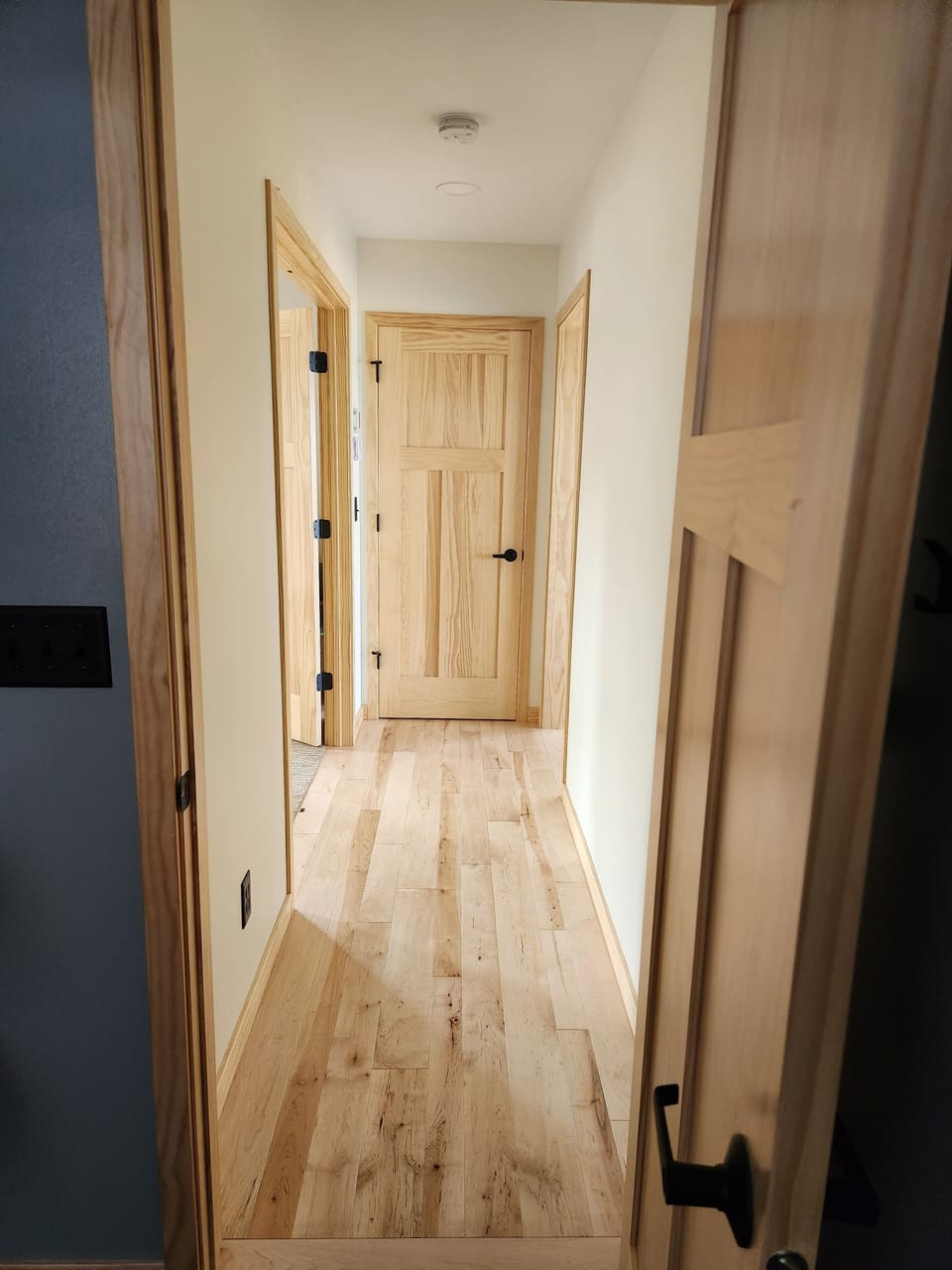 Maple hardwood floors on main level. 