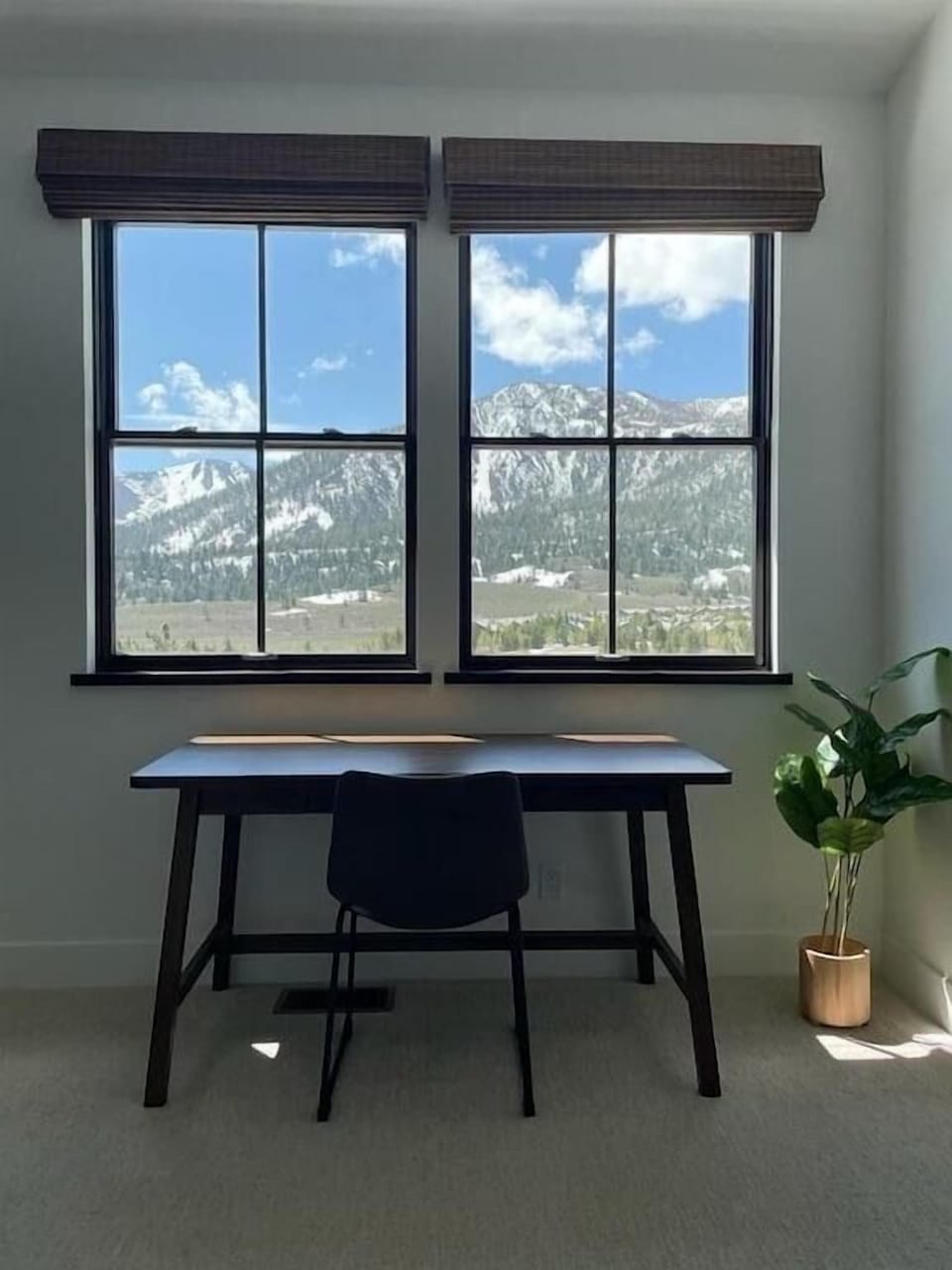 Desk with Mountain View