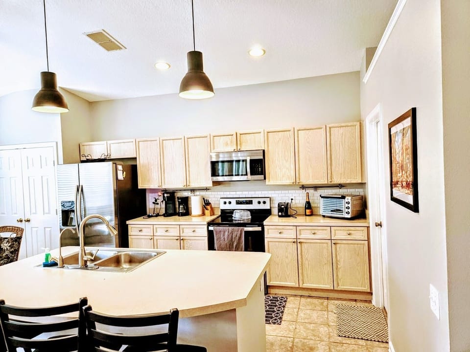 Kitchen to prepare meals for the family.