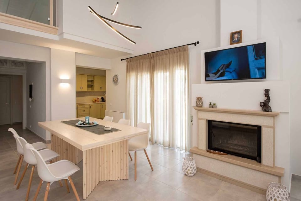 Villa Martha Perithia Corfu- Dining Area 