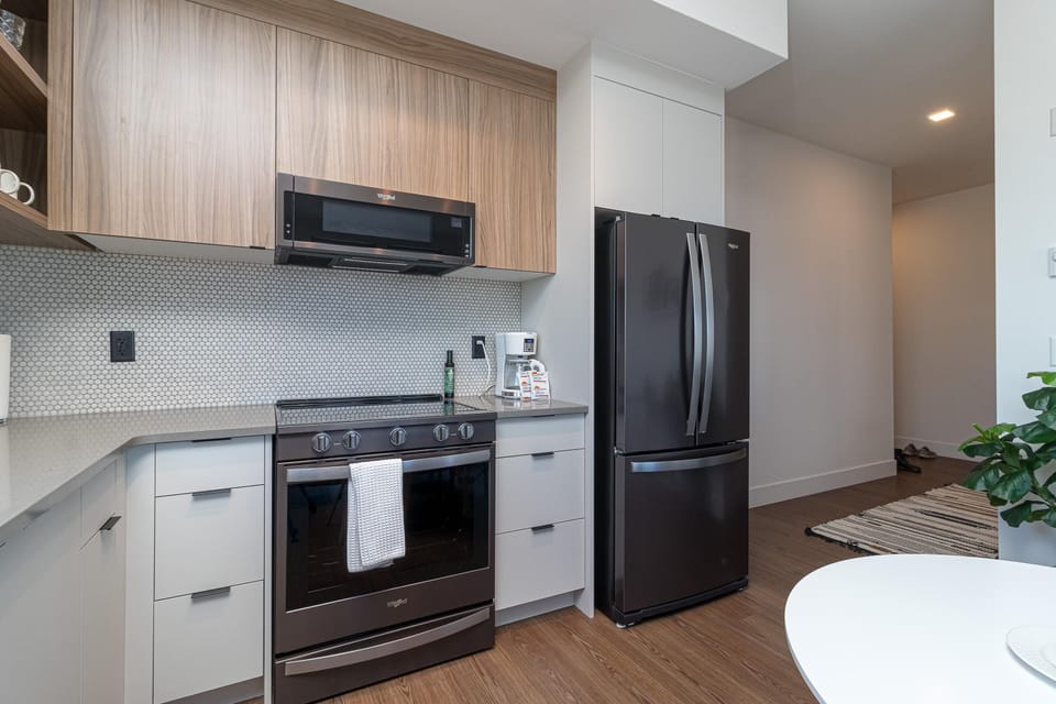 Beautifully appointed kitchen fixtures