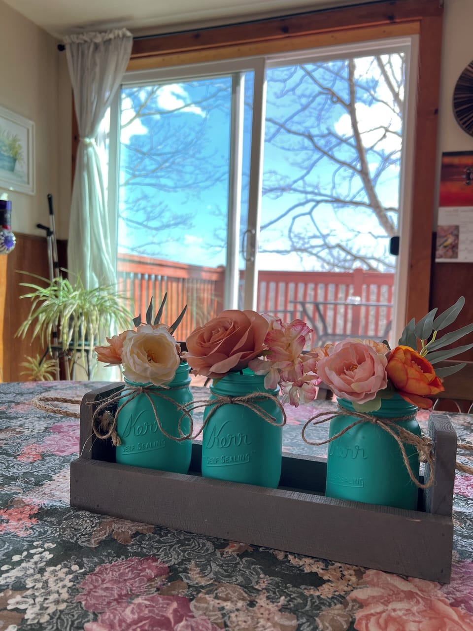 Dining room with a view