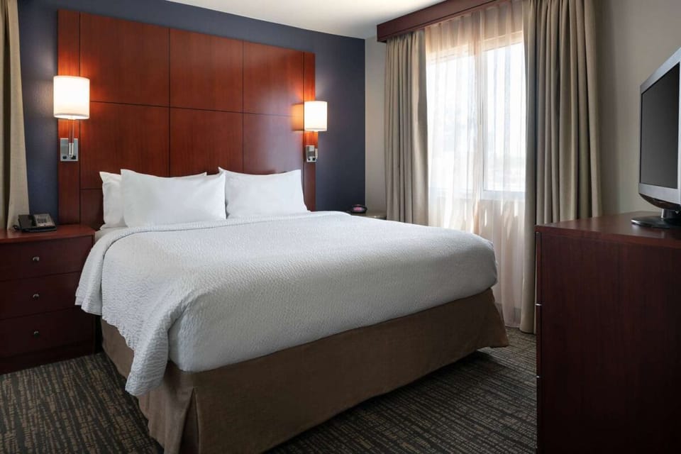 Sink into crisp bedding for a restful night’s sleep