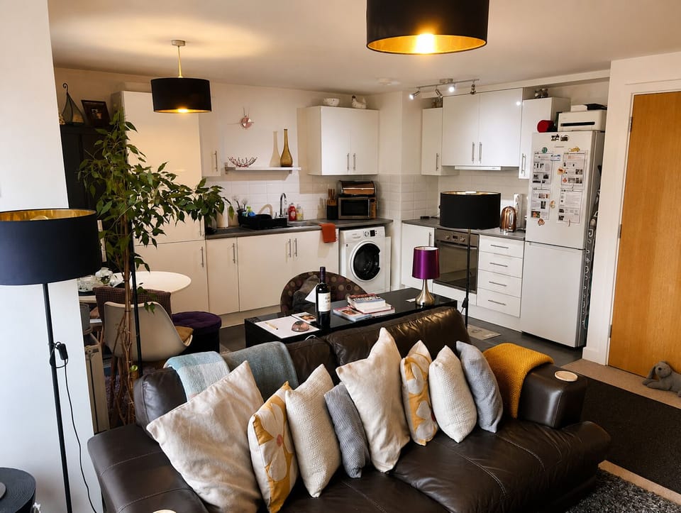 Spacious open-plan living. with wide walkways and easy, set-free flow
