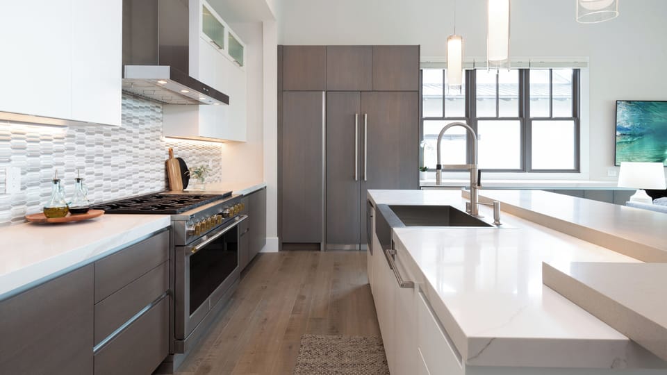 Open concept kitchen provides plenty of room for preparing delicious island inspired meals