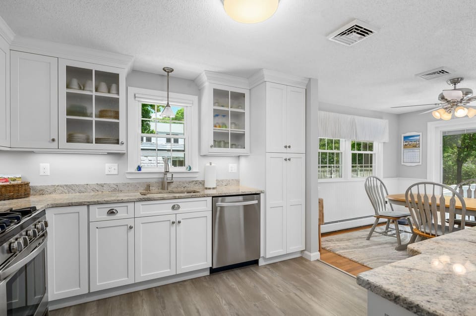 Dishes won't be a chore with your own window through which to view the neighborhood - 40 Willow Street West Harwich - Waves on Willow - NEVR