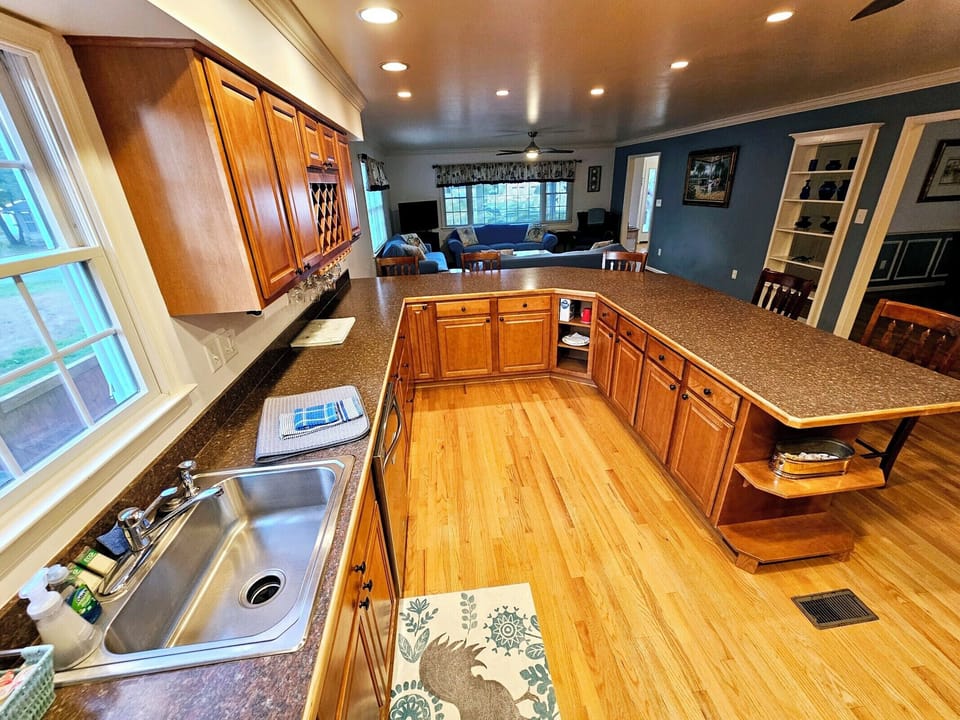 Plenty of Counter Space in Kitchen