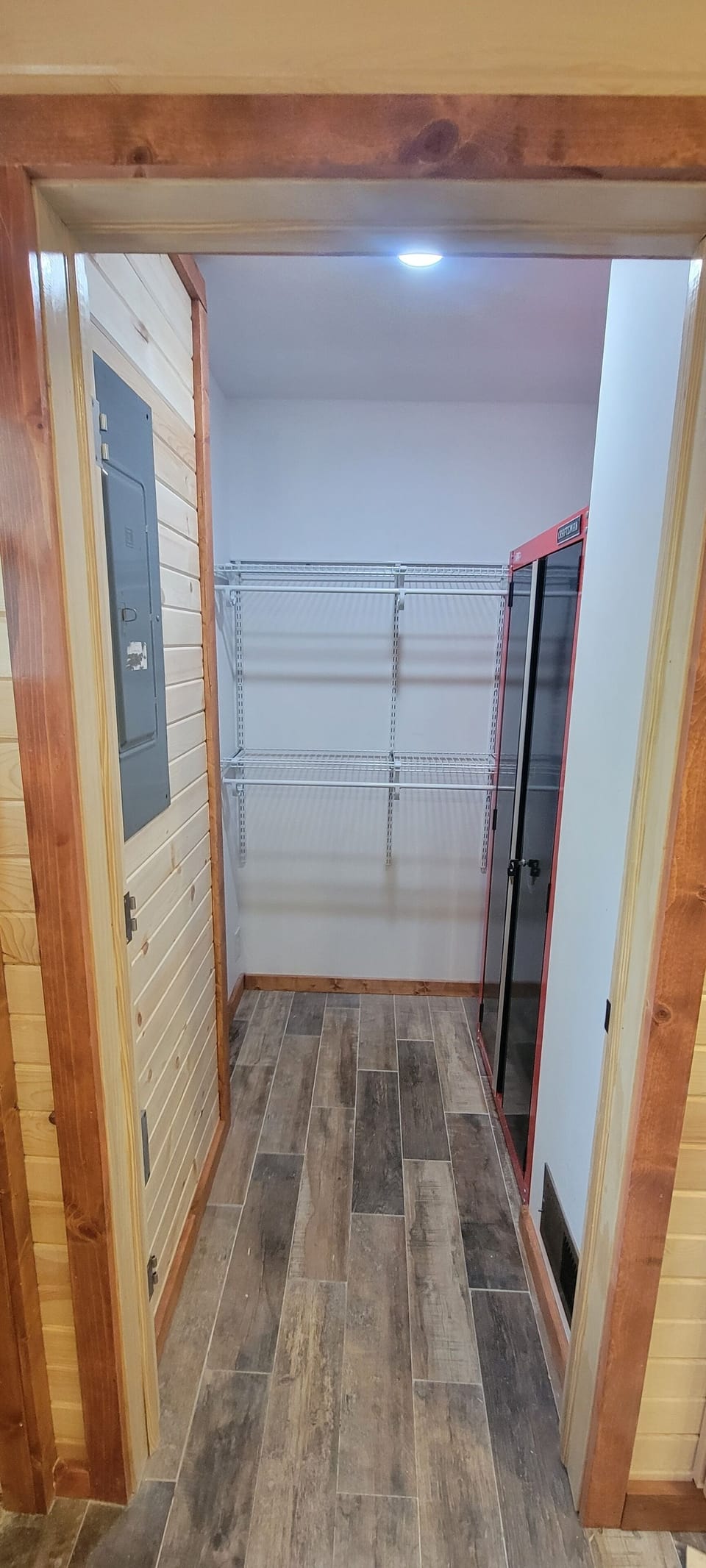 closet at front door
