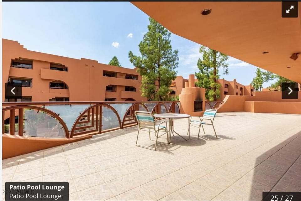 Clubhouse balcony