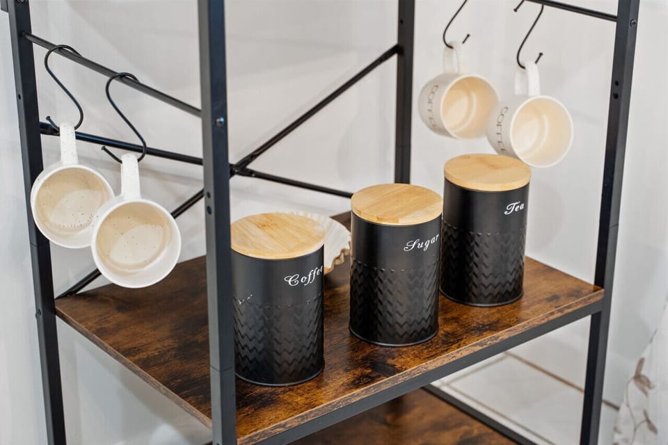 Fully Stocked Kitchen w/Coffee Bar