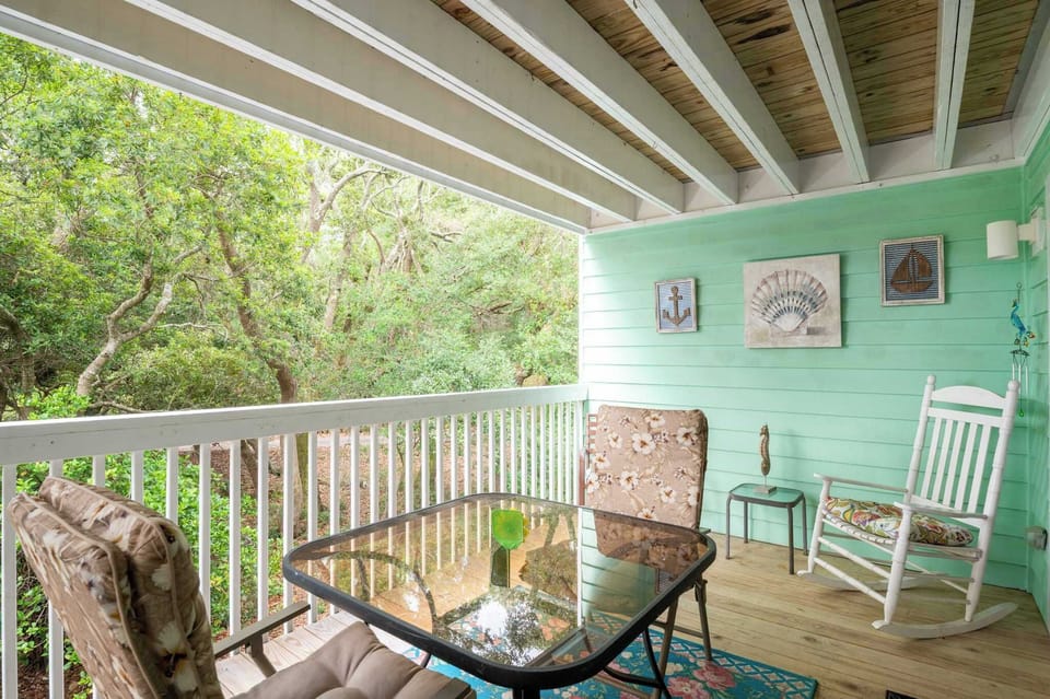 Living Room Porch in the Trees