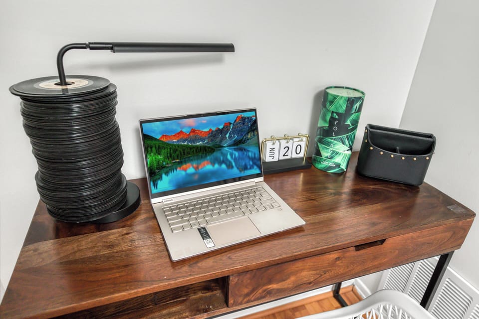 A private area for getting some work done (laptop not included).