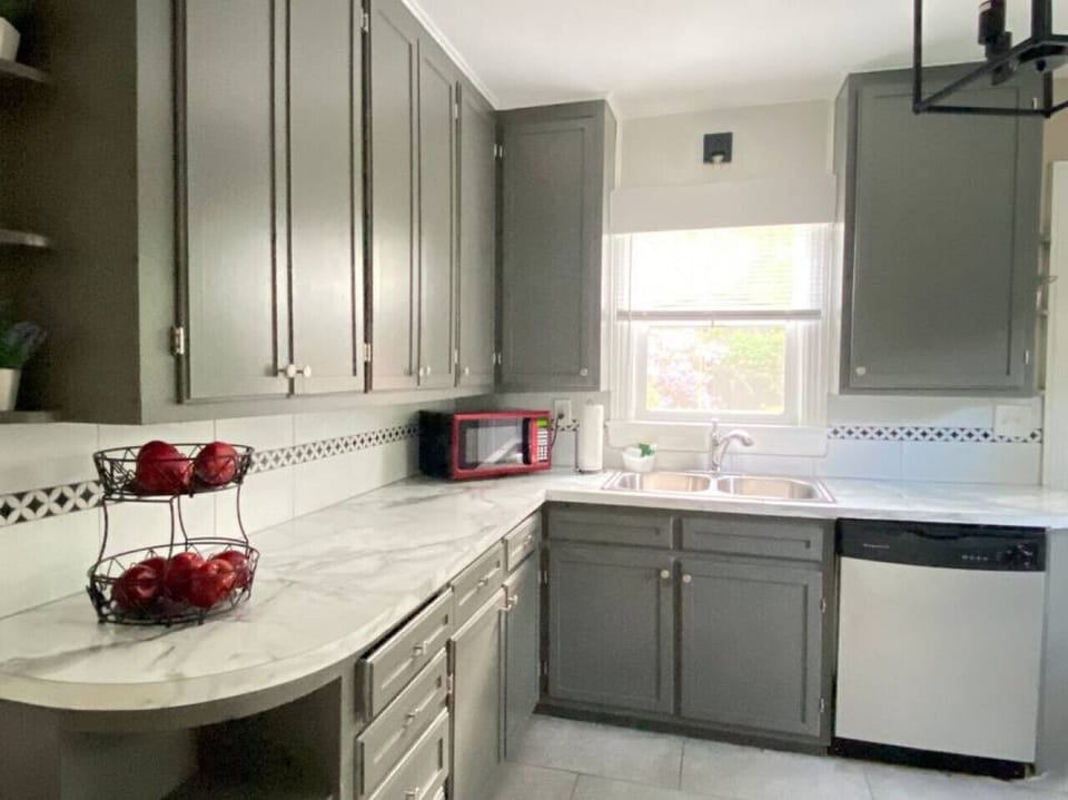 From the smells and tastes of morning coffee or breakfasts specialties to creating the perfect meal or treat for those special surrounding you.  You’ll be ready for anything in this fully stocked and spacious kitchen.