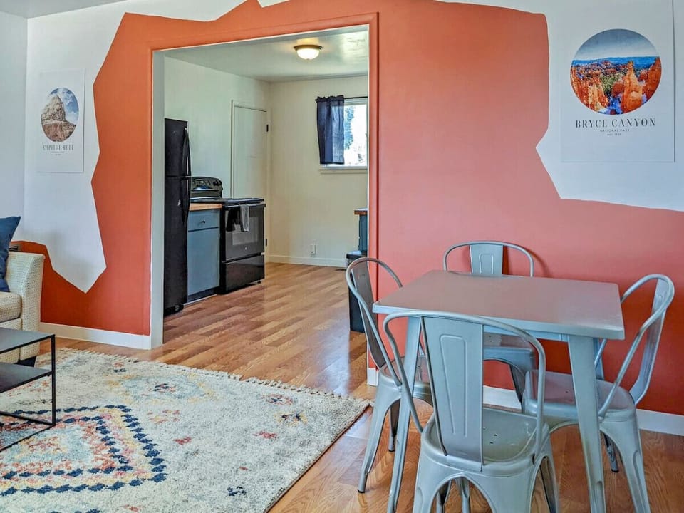 Compact dining space