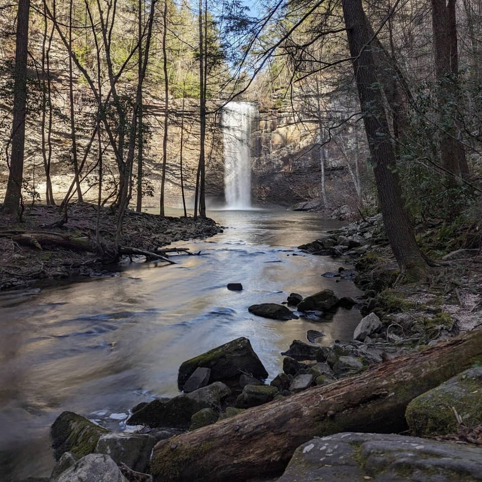 Foster Falls, a 15-minute drive from the property. 