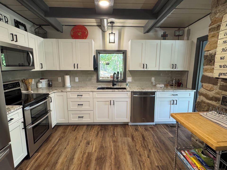 Fully remodeled kitchen with 2 full-size fridges.  