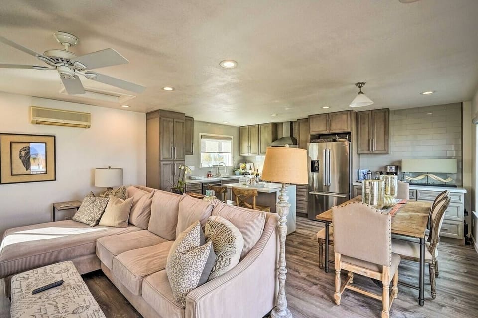 Main house kitchen snd living