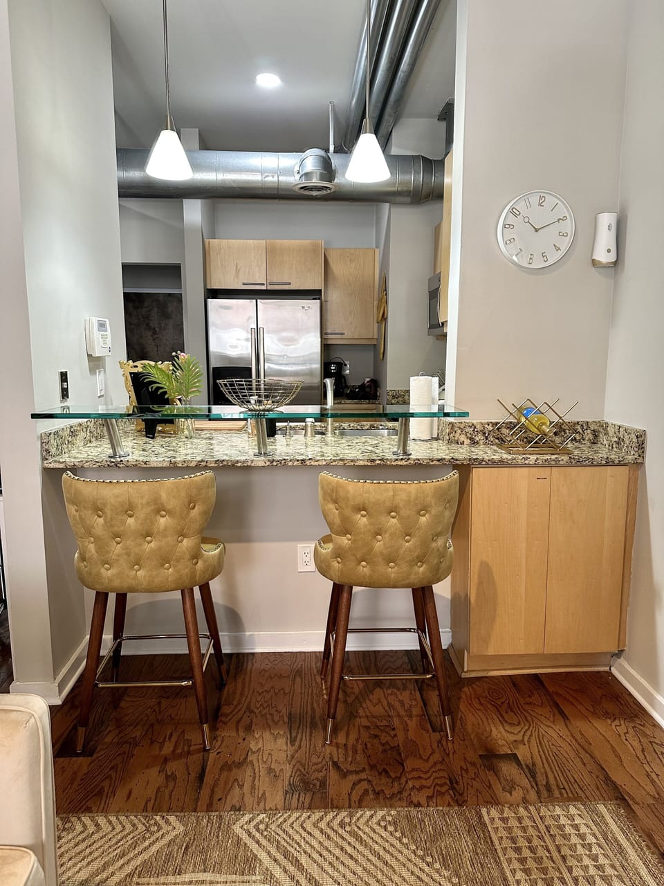 Seated bar area