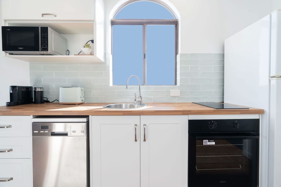 New kitchen with seaviews
