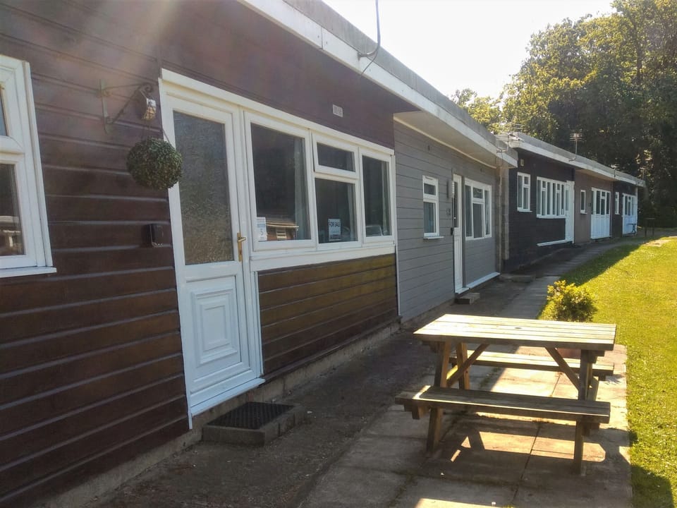 Pathway approach to chalet from parking area