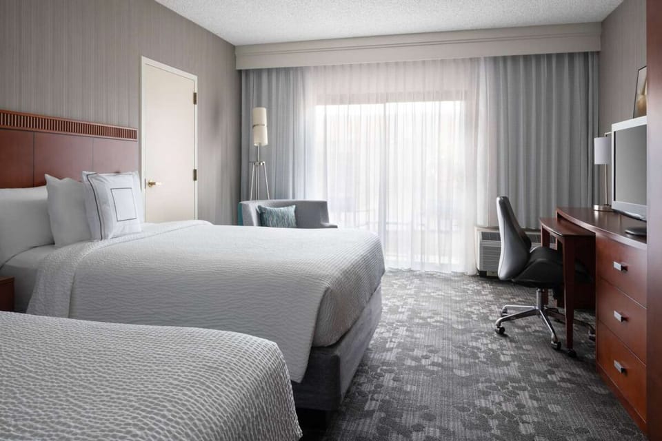 Unwind in crisp linens with plenty of space to sprawl.
