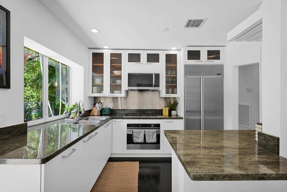 Ample counter space