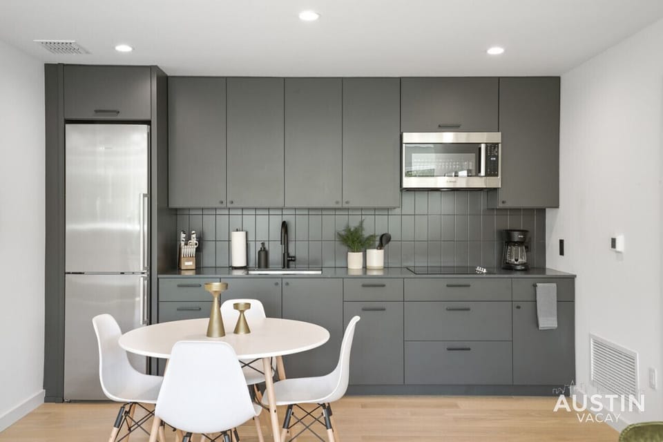 Kitchen with all the essentials plus dining