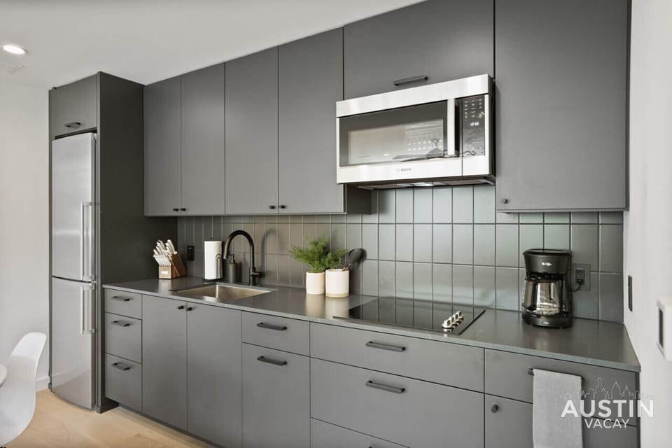 Kitchen with all the essentials plus dining