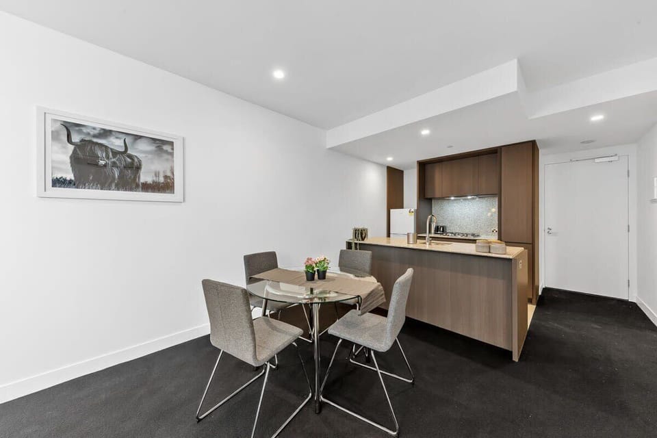 The dining area