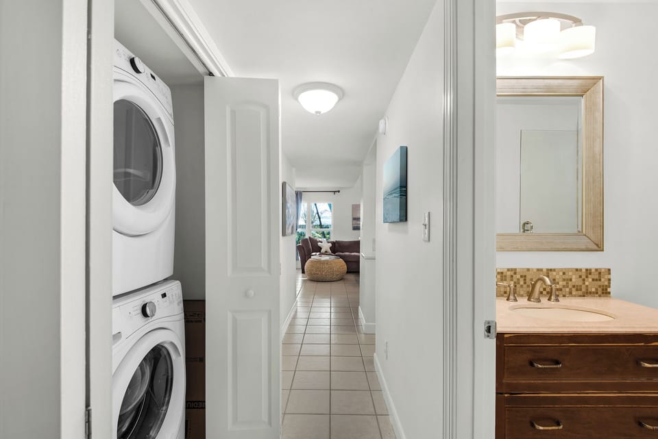 Washer and dryer