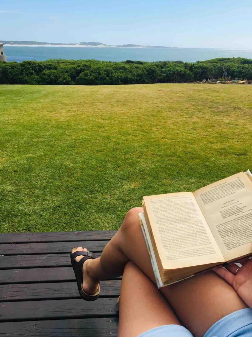 On the deck - looking towards beach & St Francis point. At main bedroom 