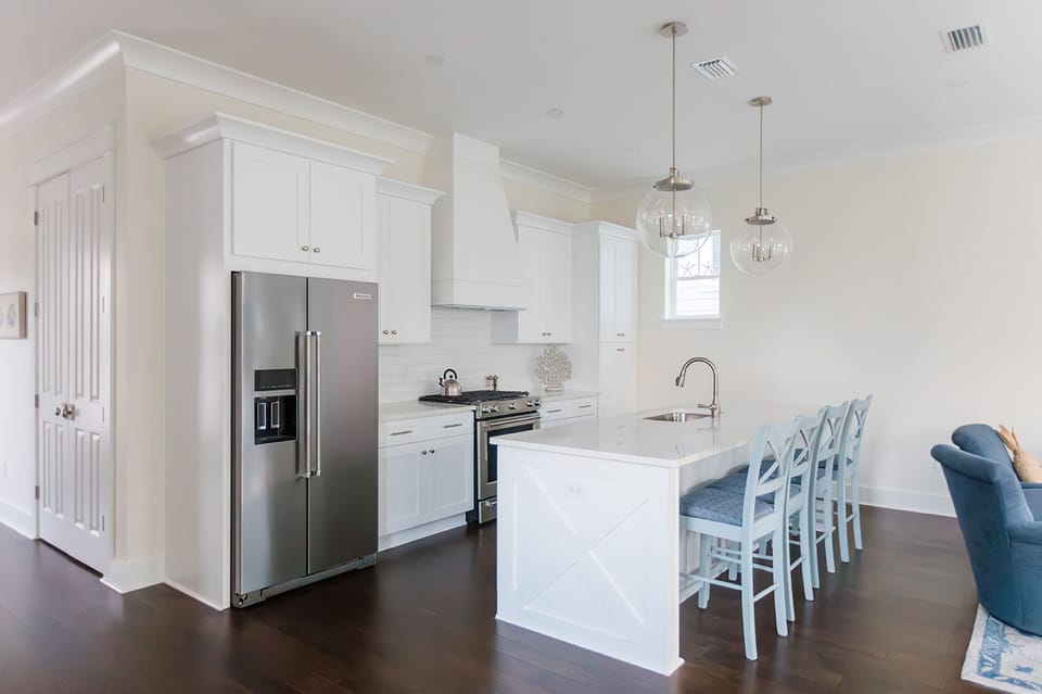 Kitchen and Island