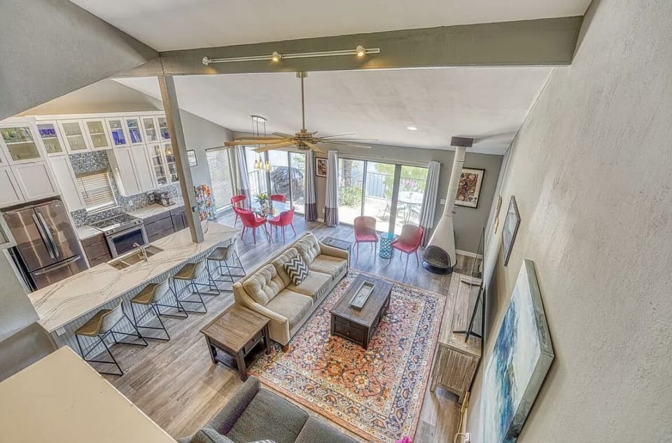 View from upstairs bedroom