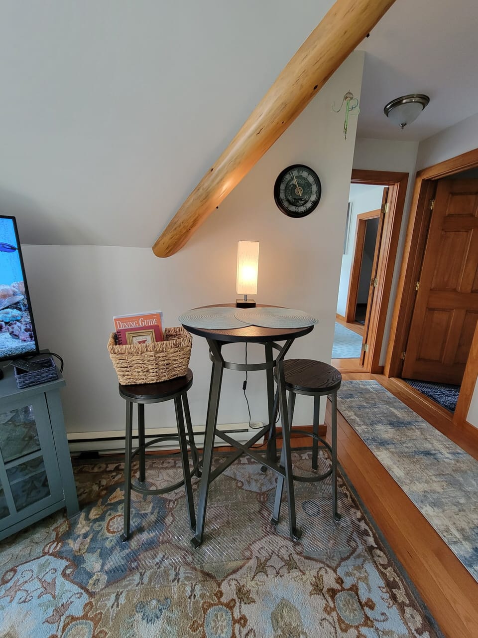 Dining space or cocktail hour.